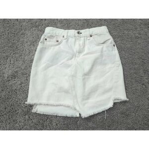 rag & bone White Mini Skirt